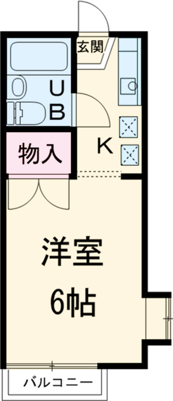 モンシャトー藤の間取り