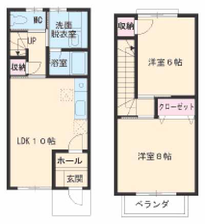 グレイス Ⅴの間取り