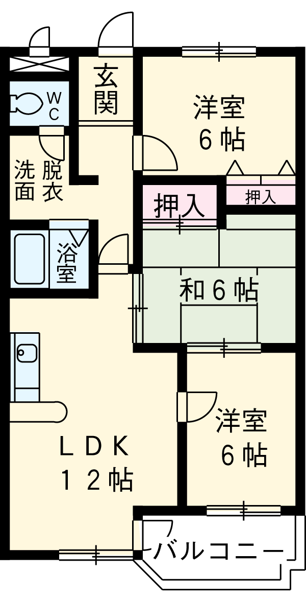 ダイヤモンド寿泉の間取り
