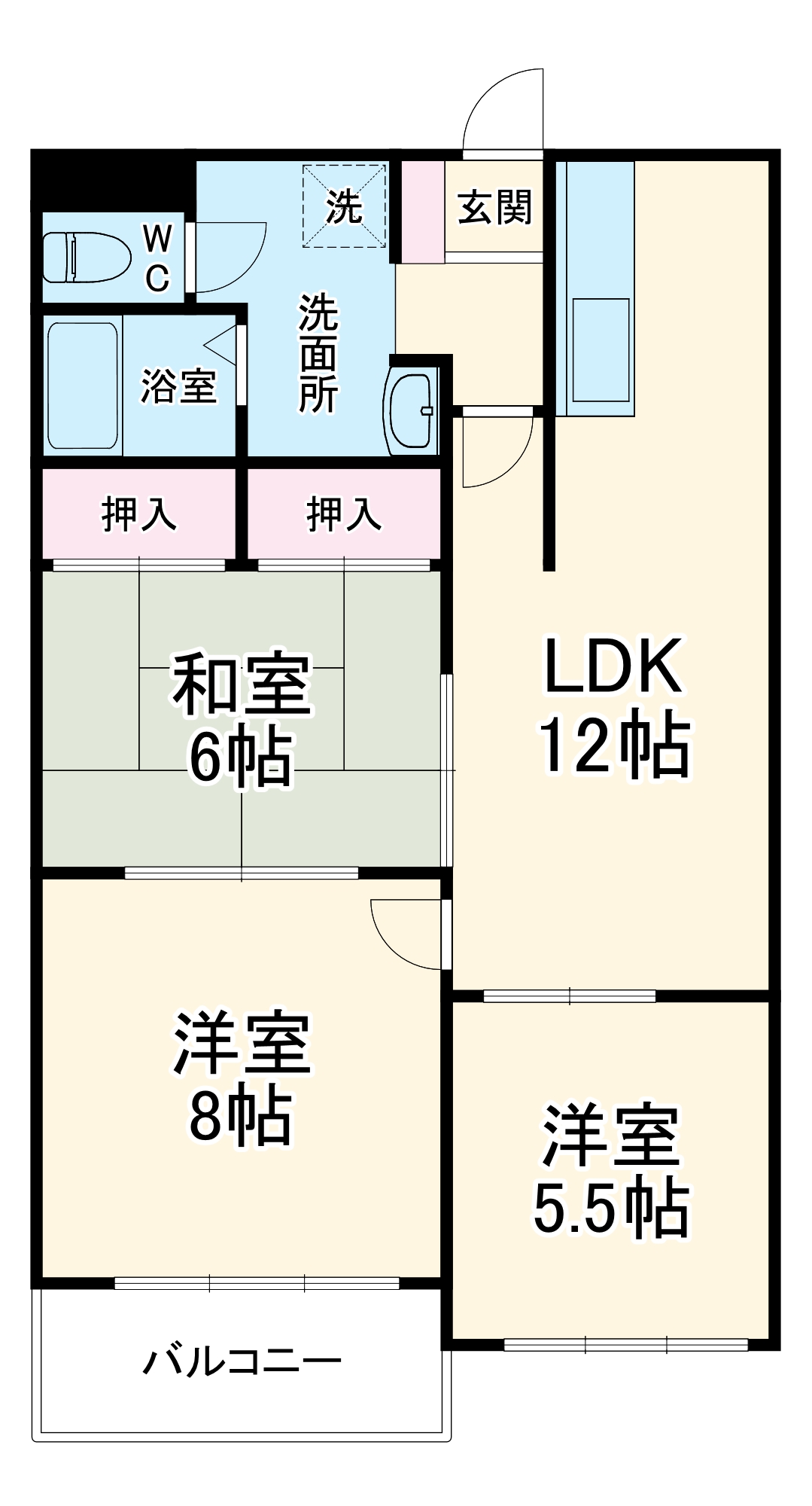 ダイヤモンド寿泉の間取り