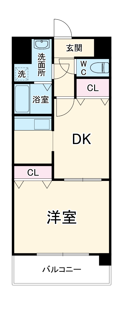プロスパー緑地公園の間取り