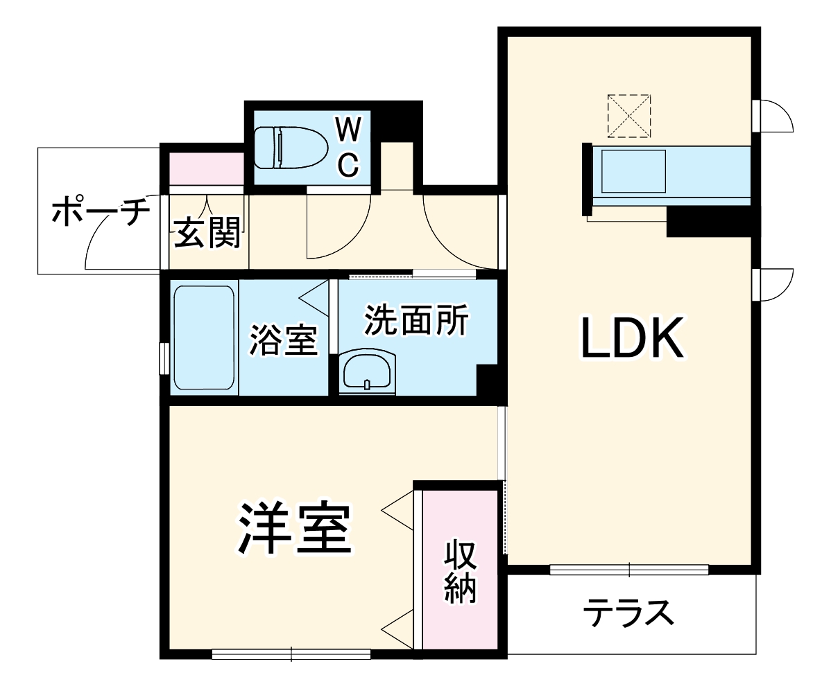 シャーメゾンランの間取り