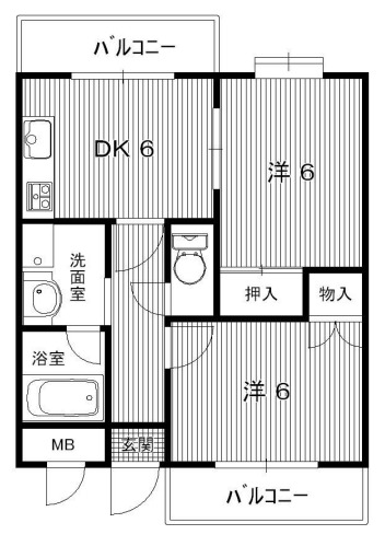 メゾンソフィールの間取り