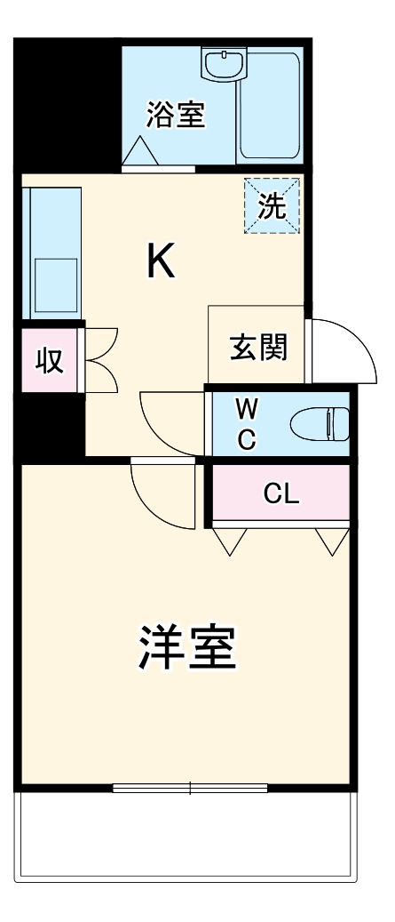 シャトー京橋の間取り
