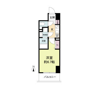 セレニテ心斎橋グランデの間取り