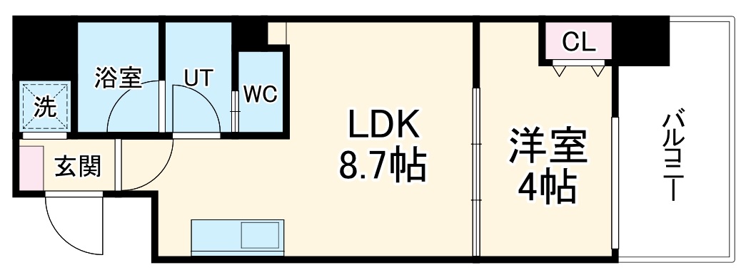 ブエナビスタ上町の間取り
