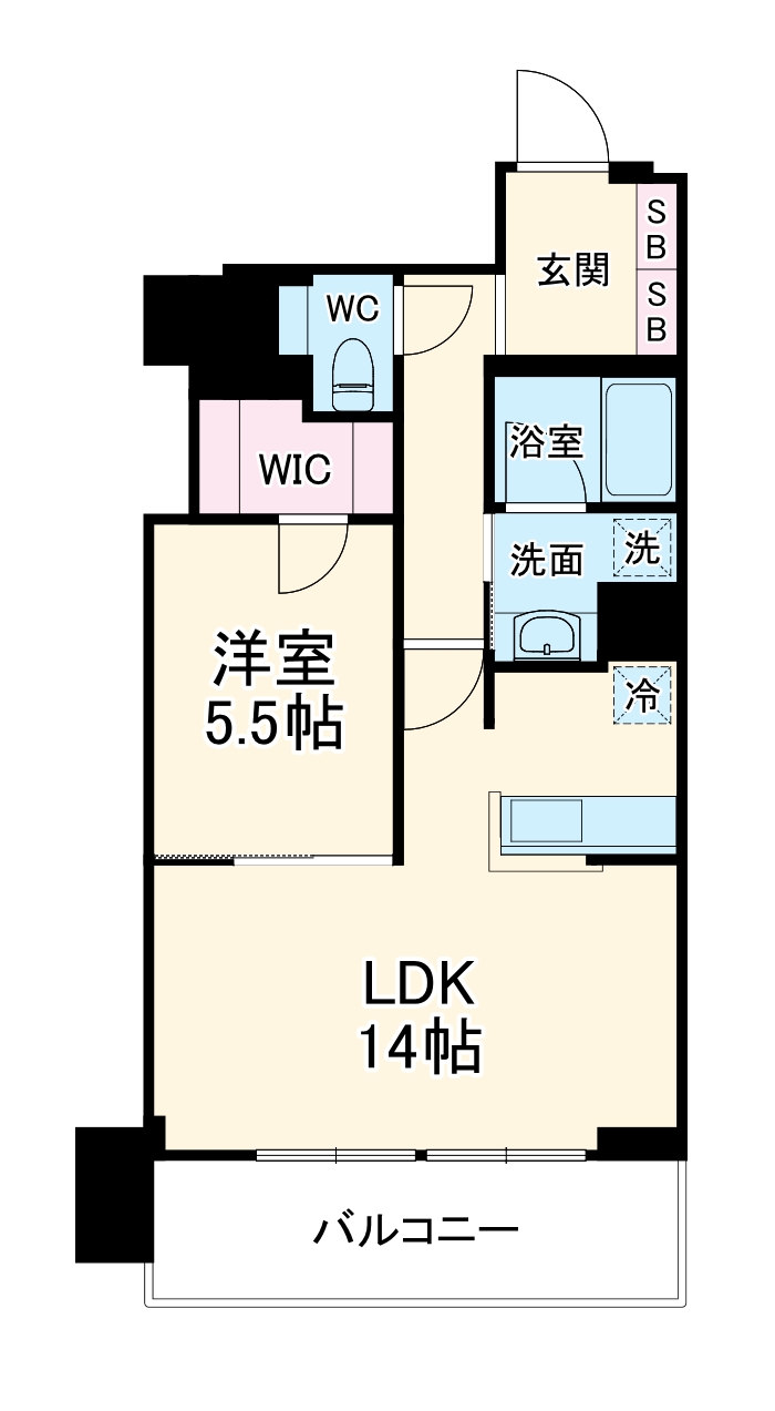 RJR堺筋本町タワーの間取り
