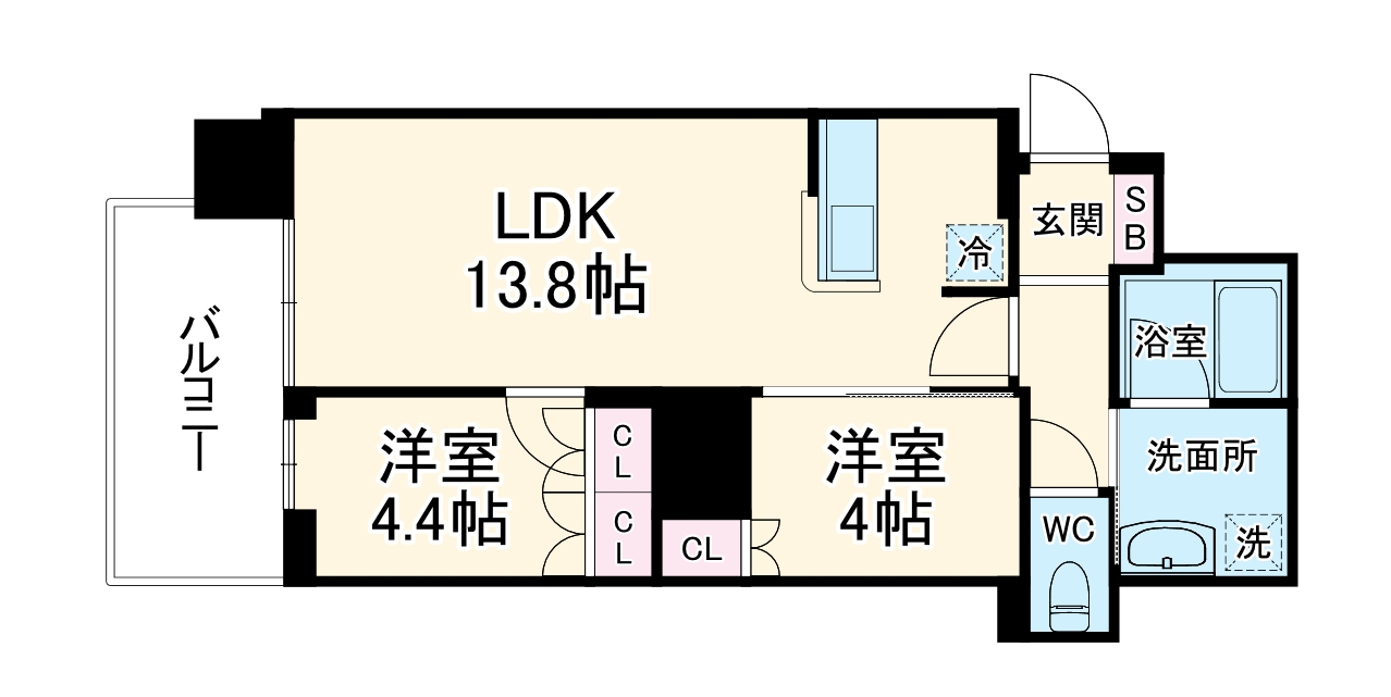 RJR堺筋本町タワーの間取り