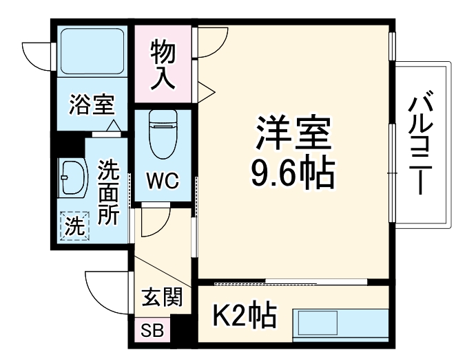 シャーメゾン城東の間取り