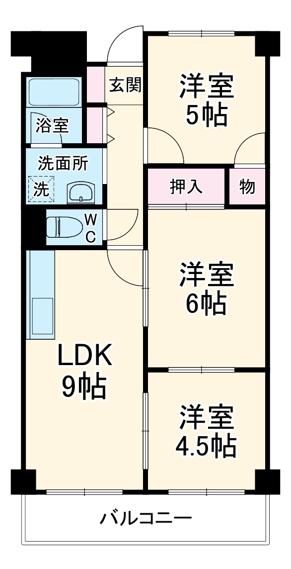 久光マンションの間取り