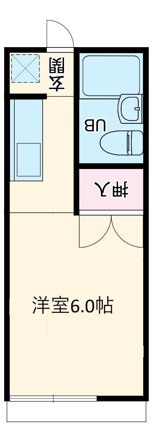 花川コーポの間取り