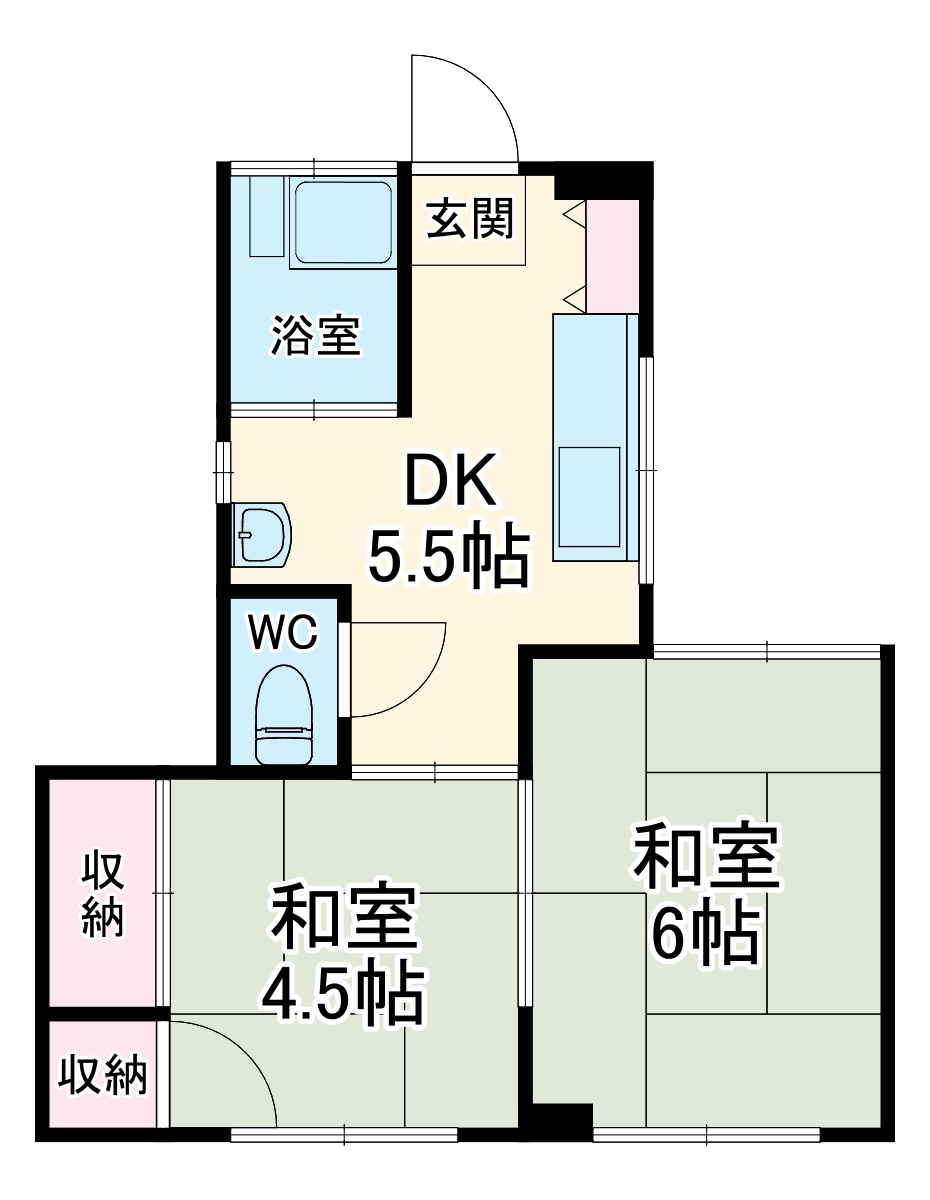 新井マンションの間取り