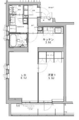 プロヴェールレジデンスの間取り