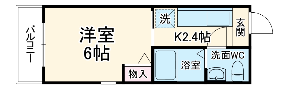 ルミエール鶴見緑地の間取り