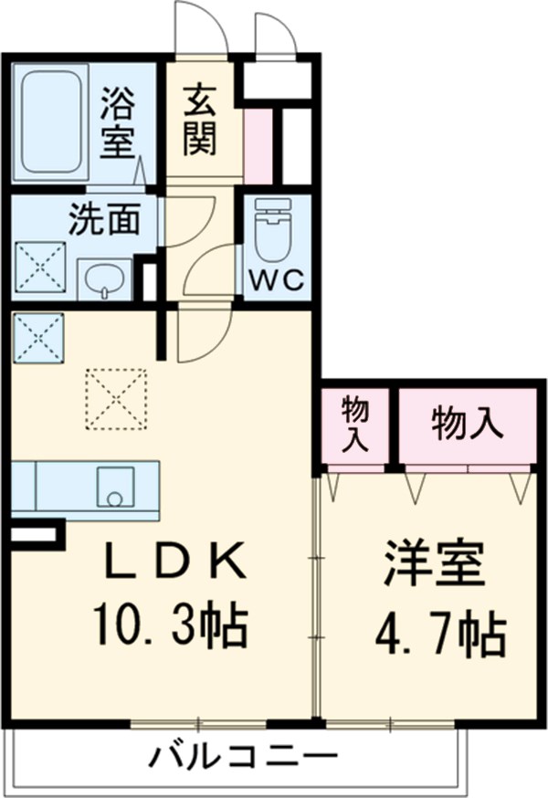 アルシュ 川の間取り