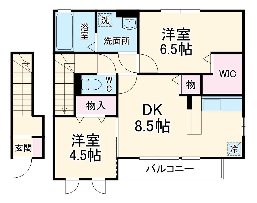 グランシャリオ Aの間取り