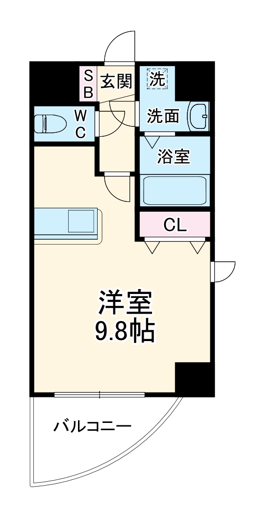 アーデンタワー西本町の間取り