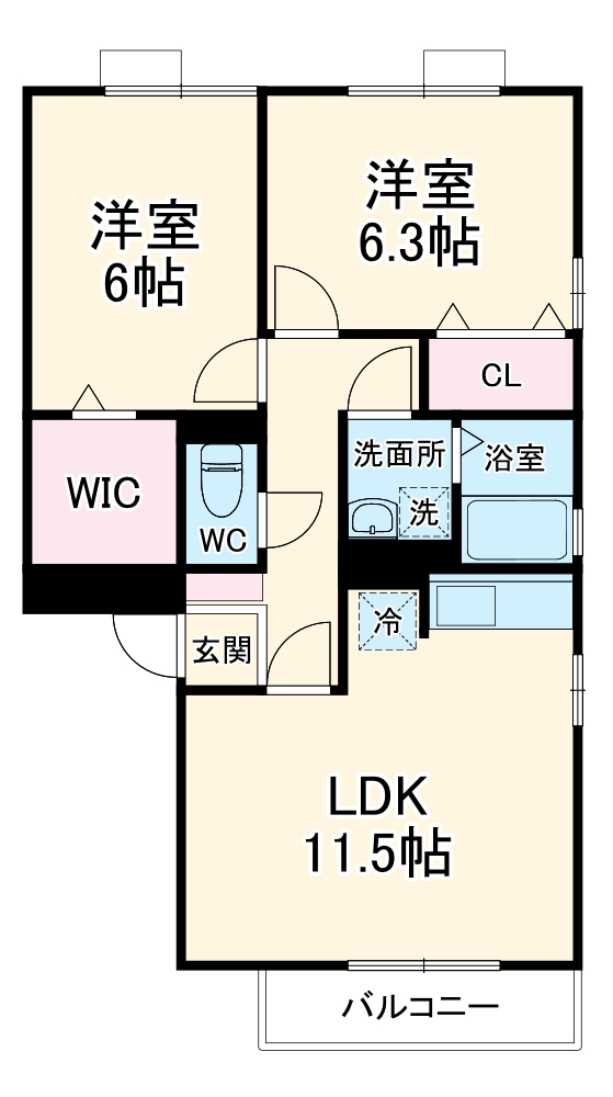 ネバーランドの間取り