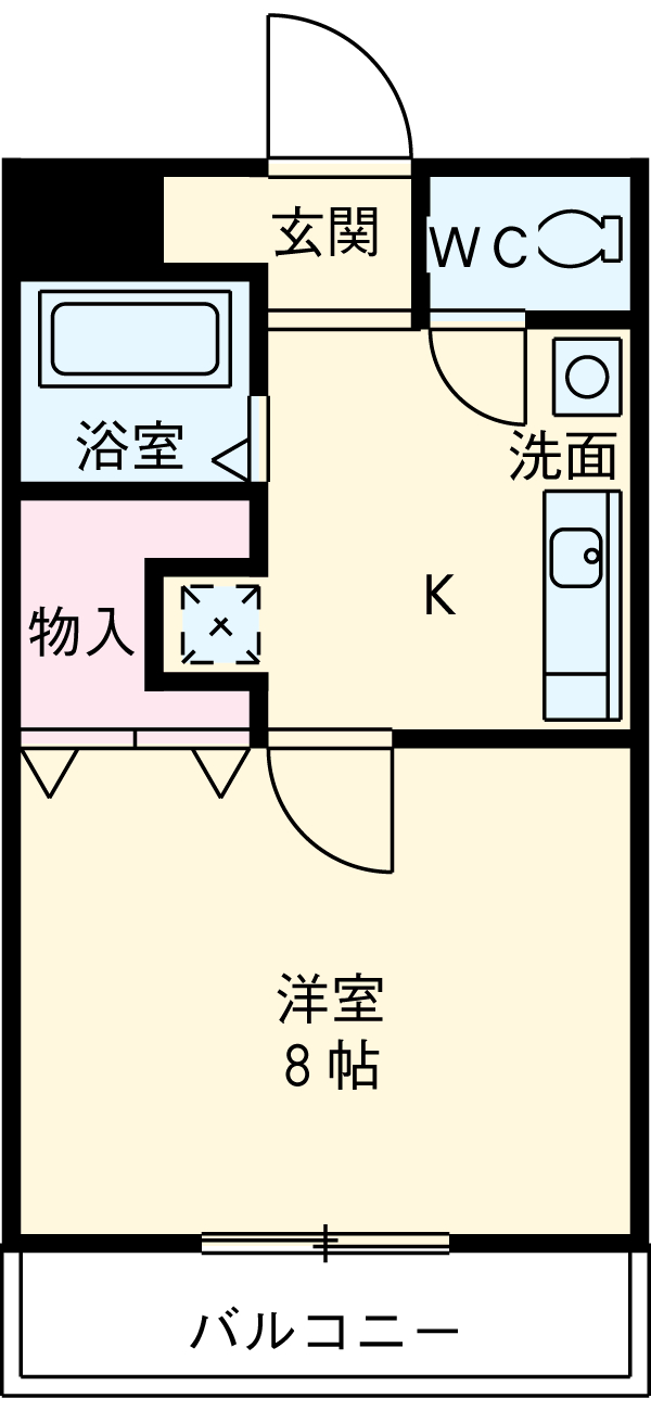 メゾン・ド・フルールⅡの間取り