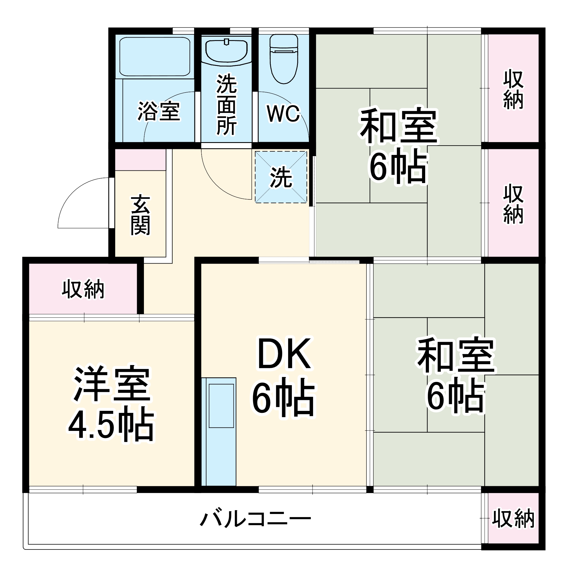 第一スヤマコーポの間取り