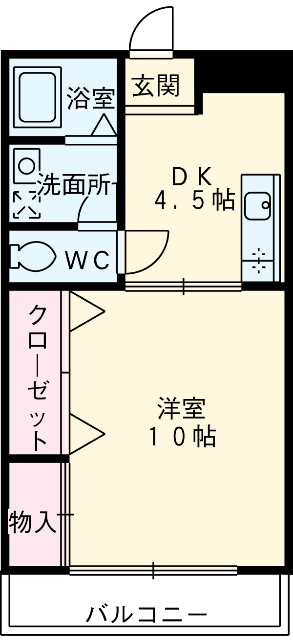 アイランドMの間取り