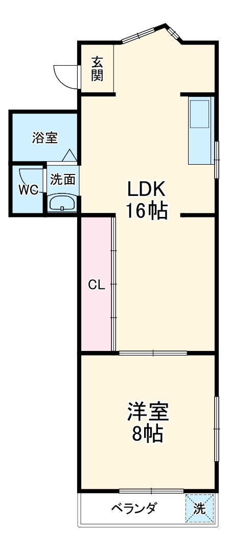 メゾン菊住の間取り