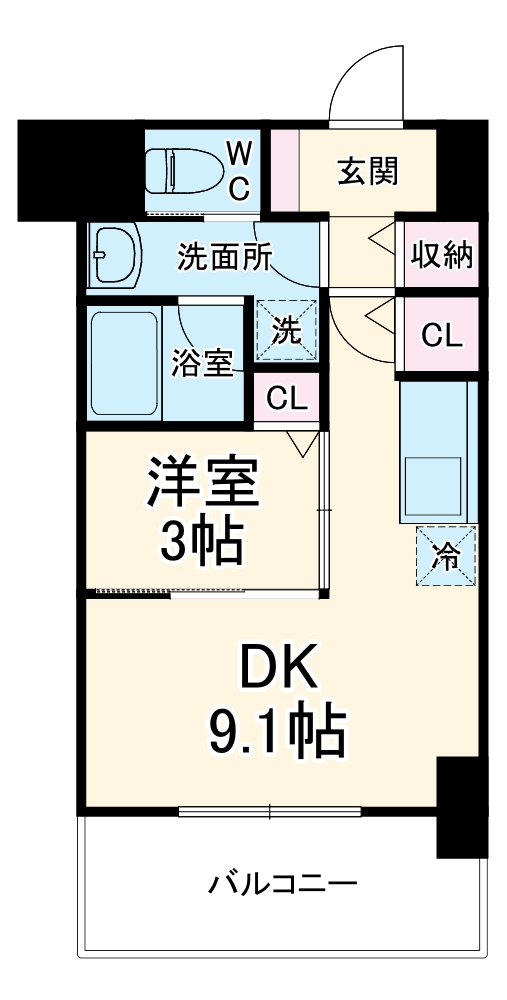 小西マンションの間取り