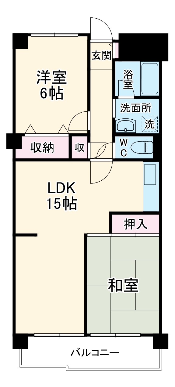 ベルヴュー春日の間取り
