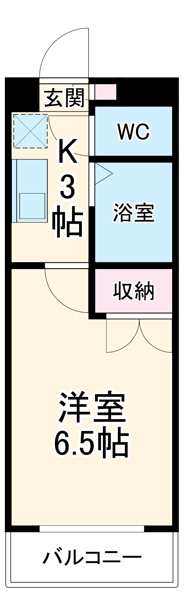 SPACE 1stの間取り