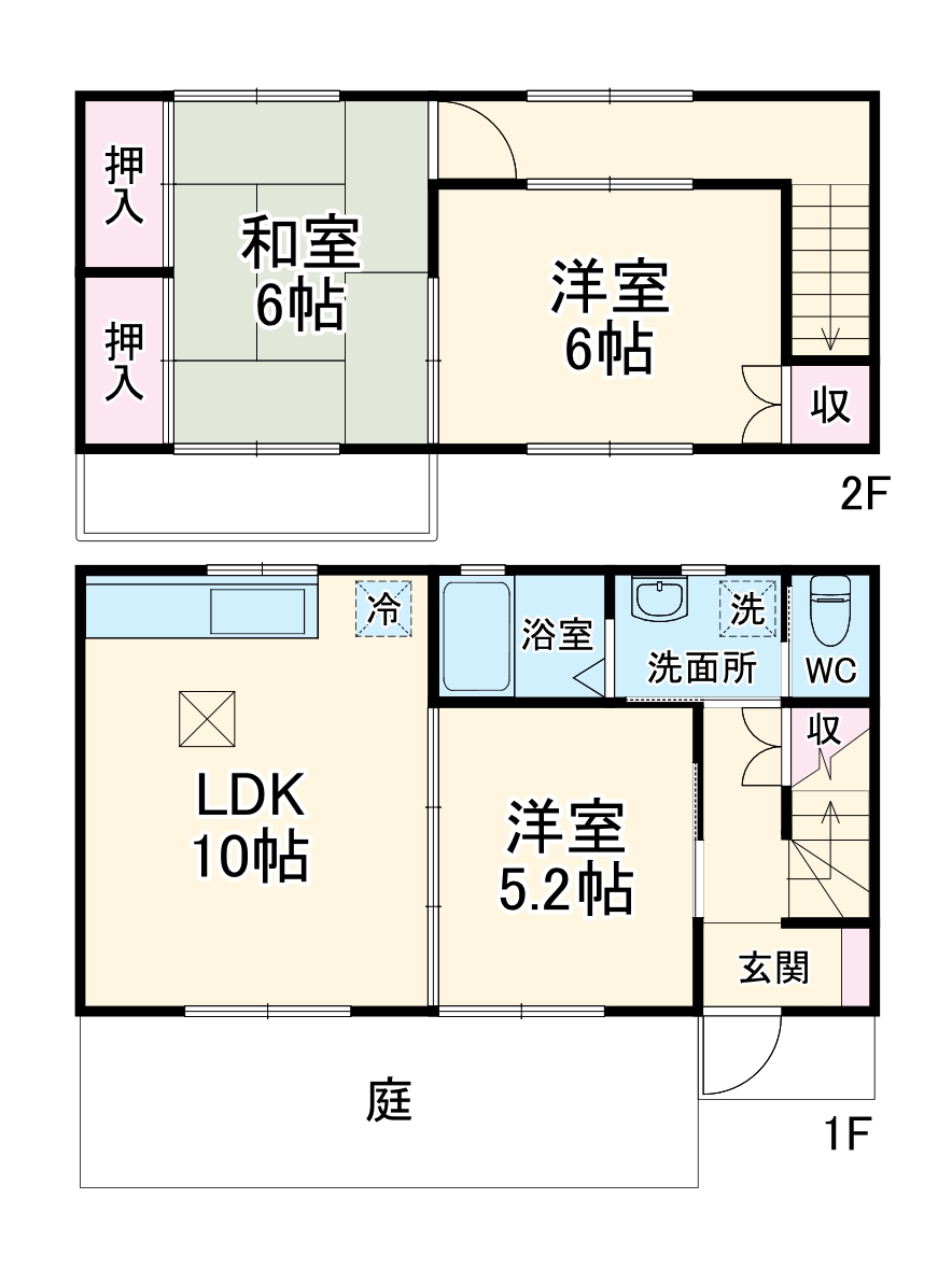 メゾネット武田の間取り