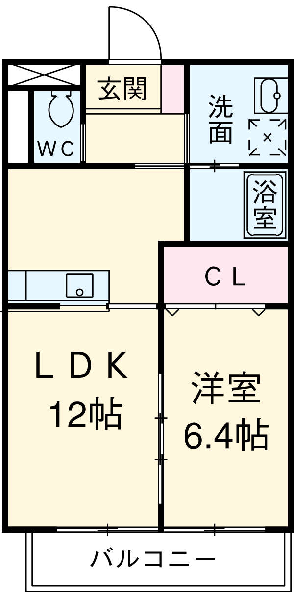 プラウドＲの間取り
