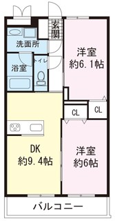 プラウドRの間取り