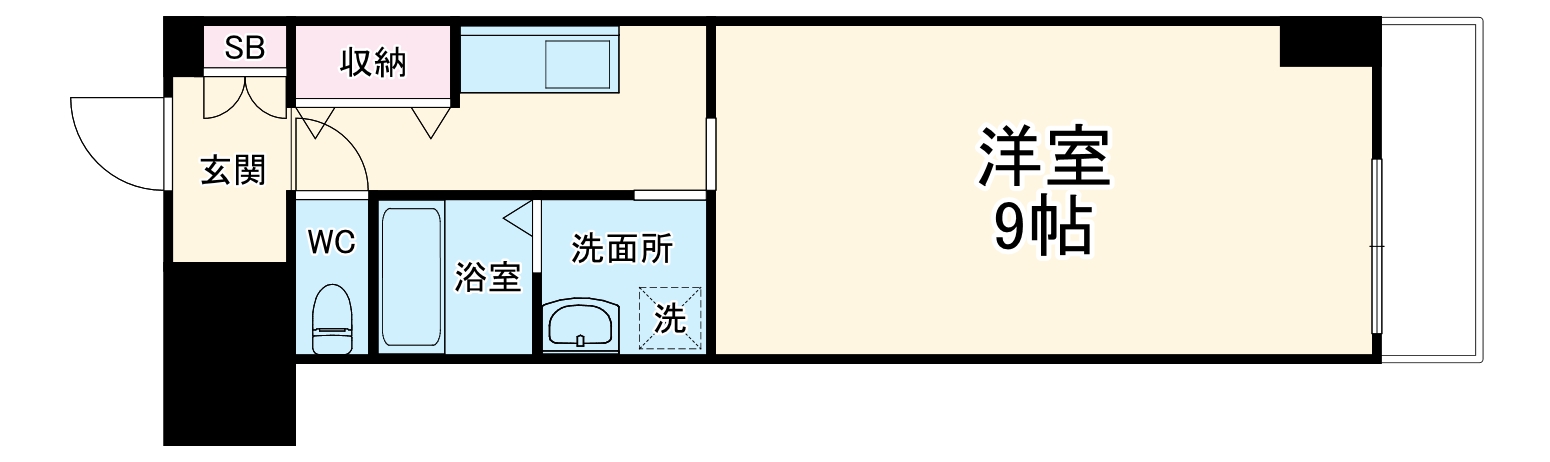 アリビオ夕陽丘の間取り