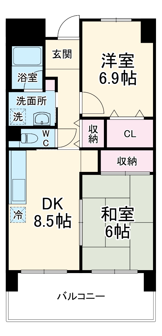 クロスロードの間取り