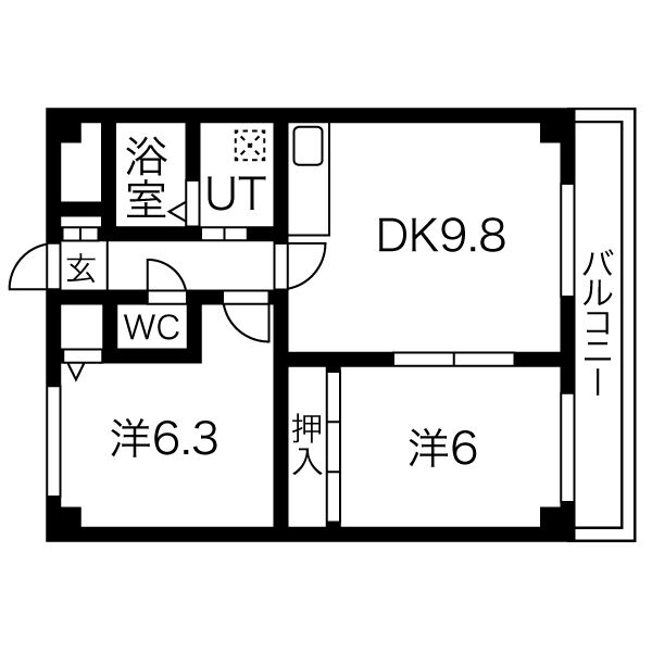 パークサイドテラスの間取り