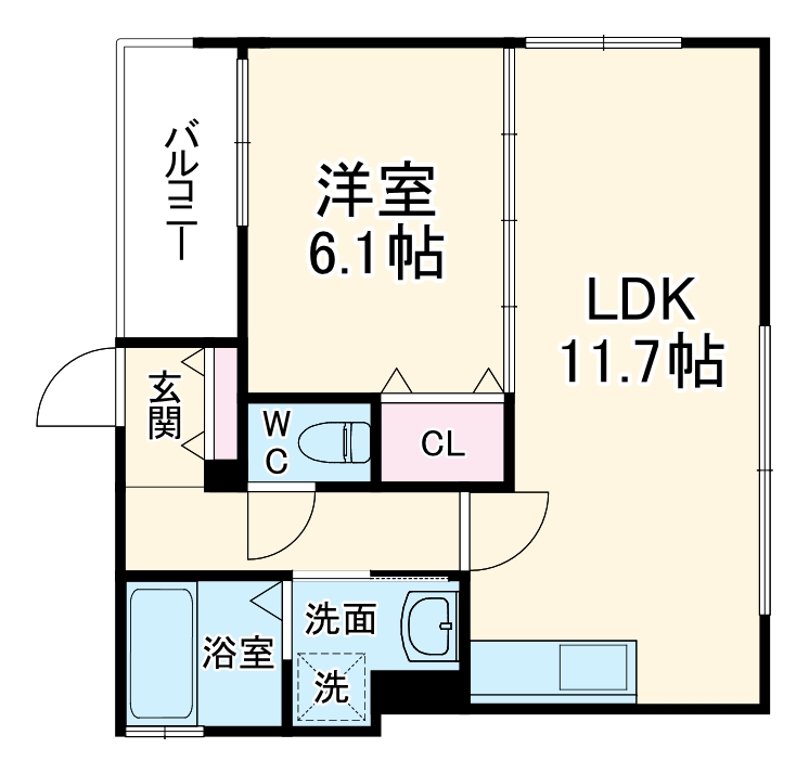 グランアイ鶴見の間取り
