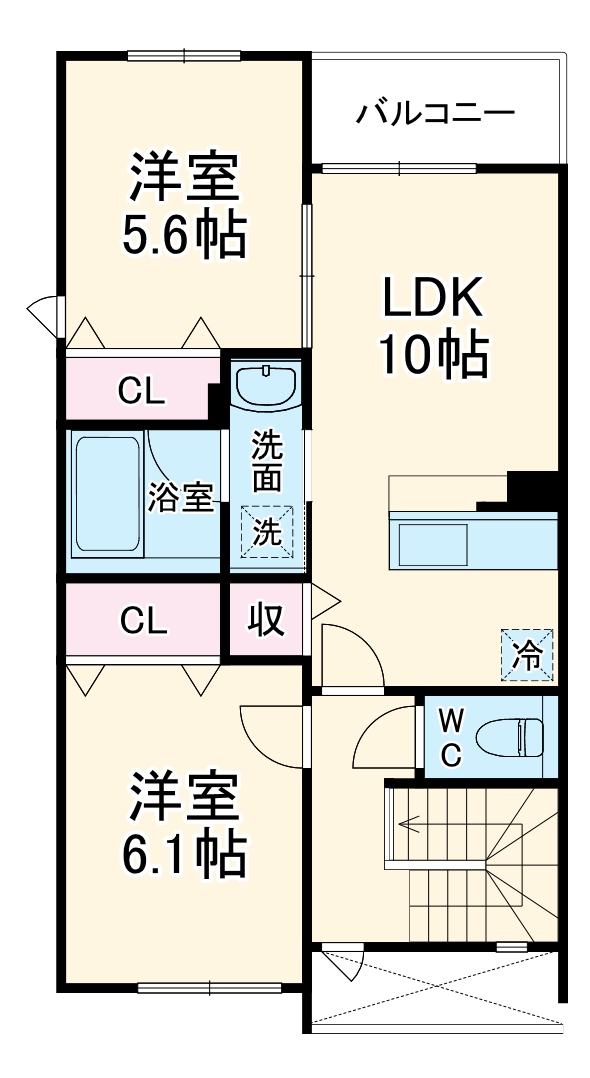 プレジール関目の間取り