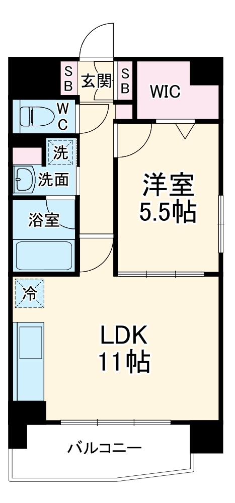 Grand-Place京橋の間取り