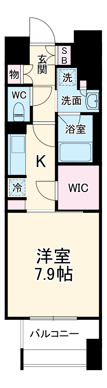 アビティ江坂の間取り