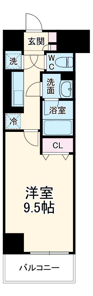プライム大阪城北の間取り
