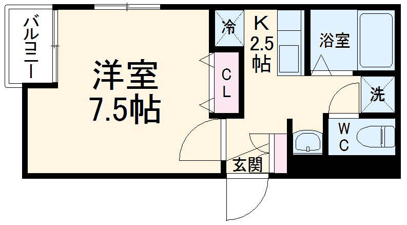 チェスタ大手町の間取り