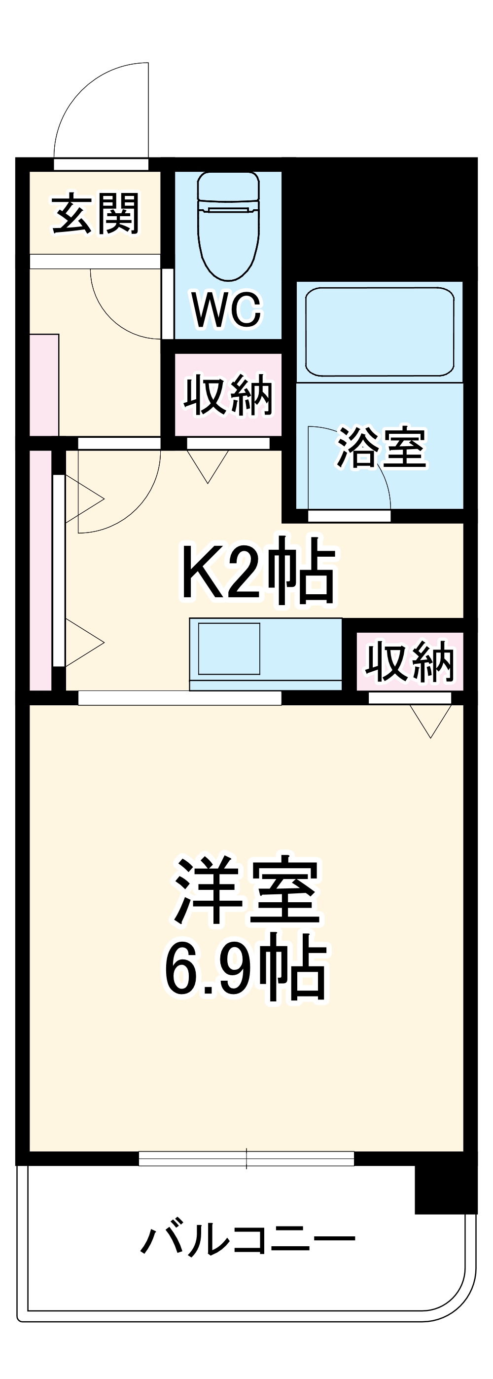 泉町パークマンションの間取り