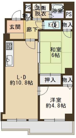ゴールドクレスト京橋の間取り