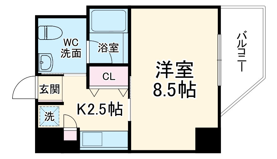 アクエルド緑地公園の間取り