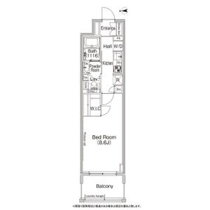 コンフォリア北堀江一丁目の間取り