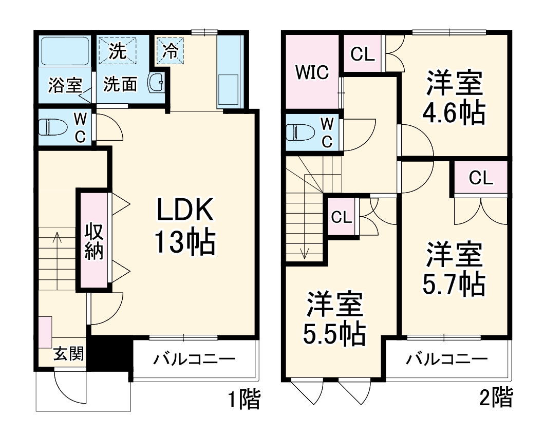 ハイム万緑の間取り