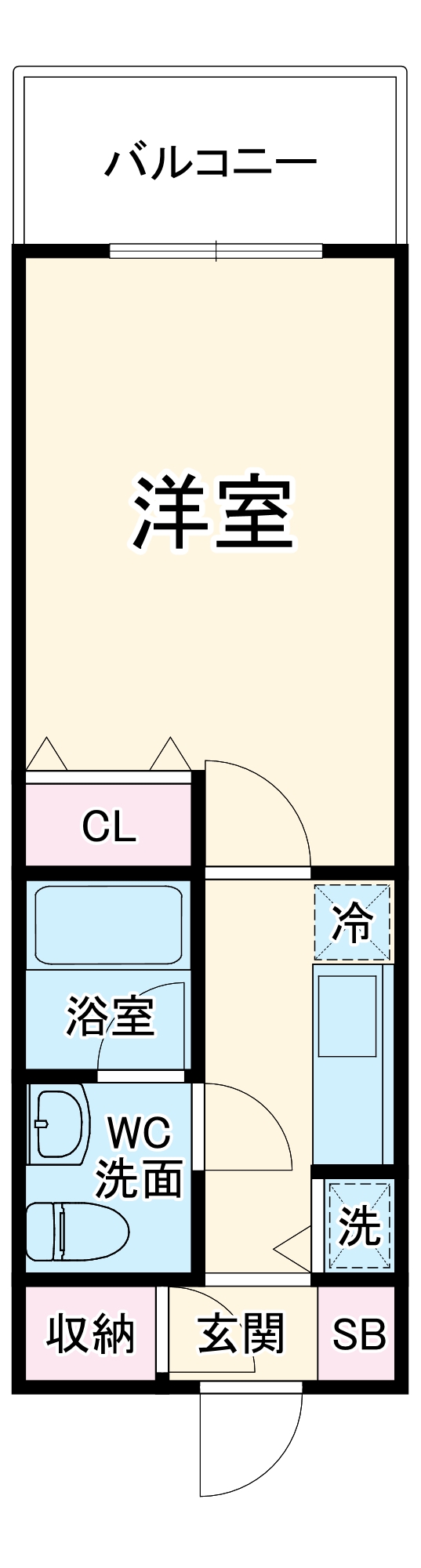 S-FORT江坂垂水町の間取り