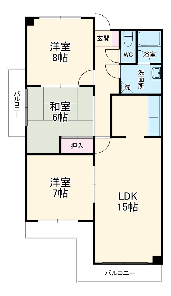 TGCマンション第9の間取り
