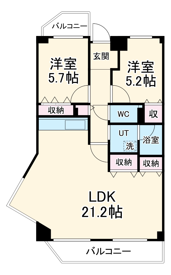ルミエール上山手の間取り