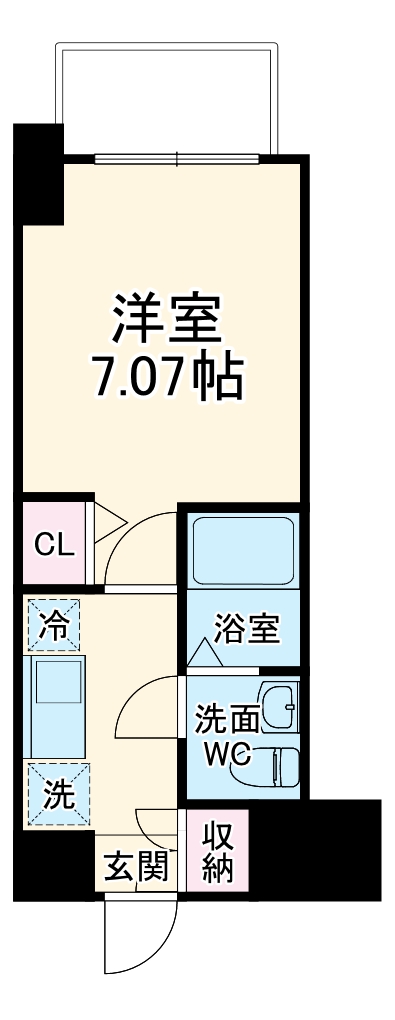 アリビオ江坂南金田の間取り